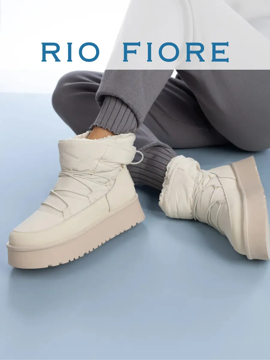 Дутики зимние непромокаемые на платформе короткие