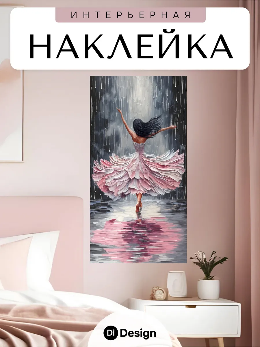 Наклейки интерьерные на стену для декора