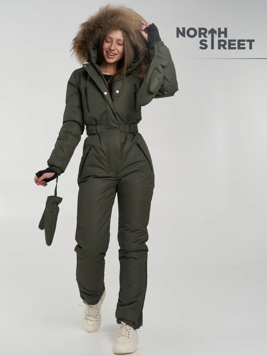 Комбинезон зимний с капюшоном