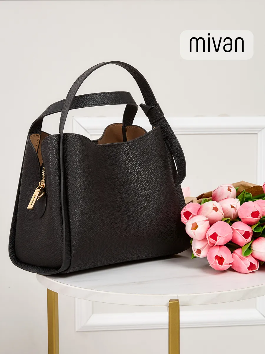 Сумка тоут из натуральной кожи