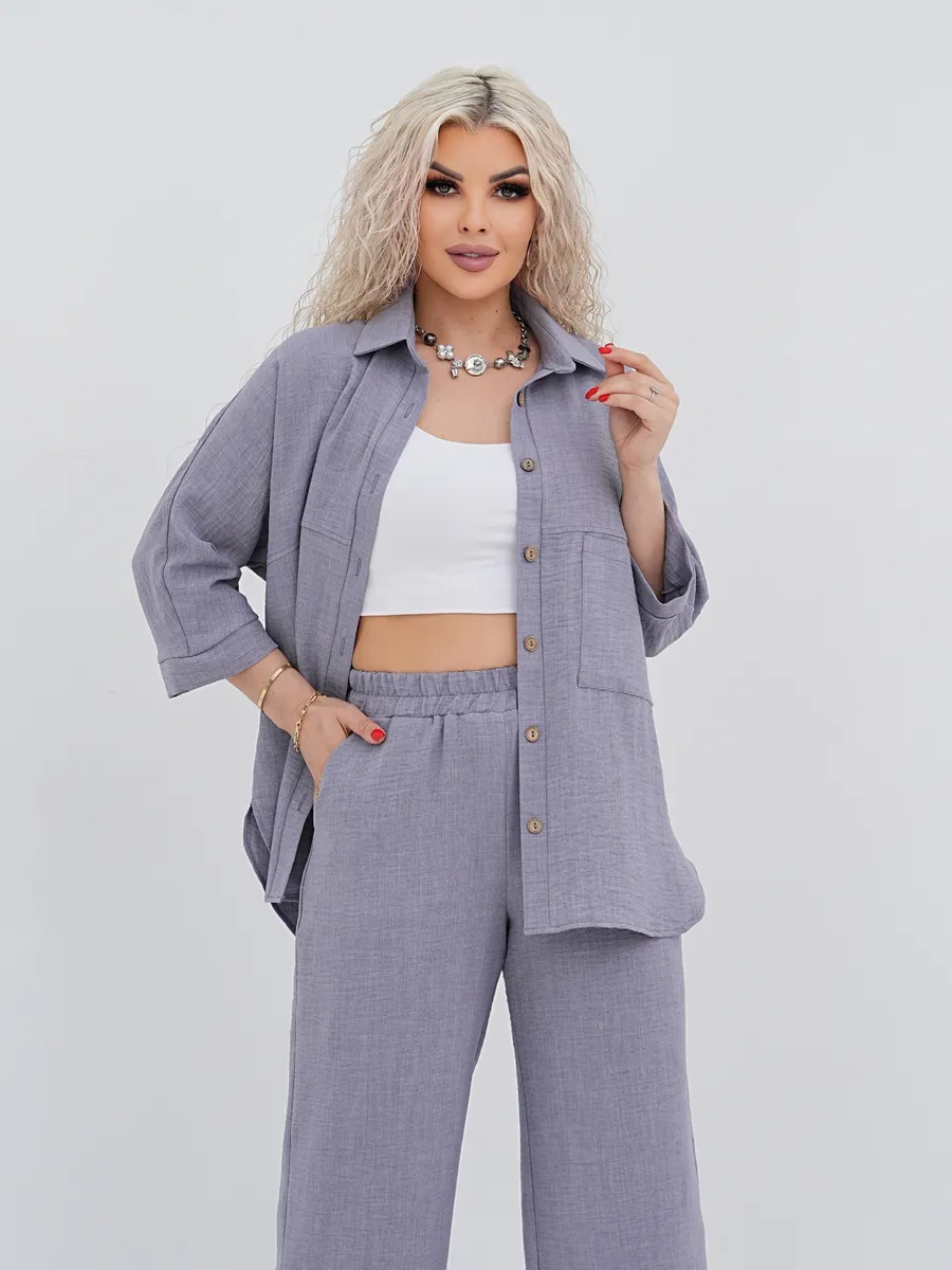 Костюм двойка из льна