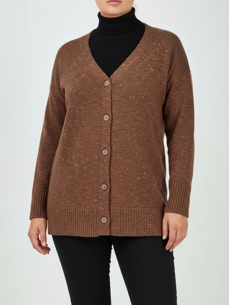 Кардиган женский шерстяной теплый