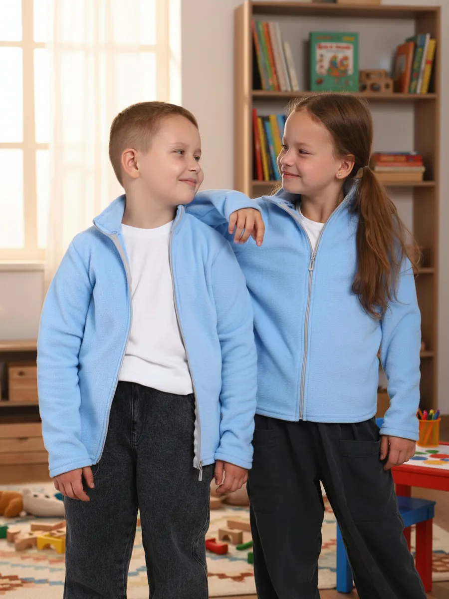 Толстовка детская флисовая теплая
