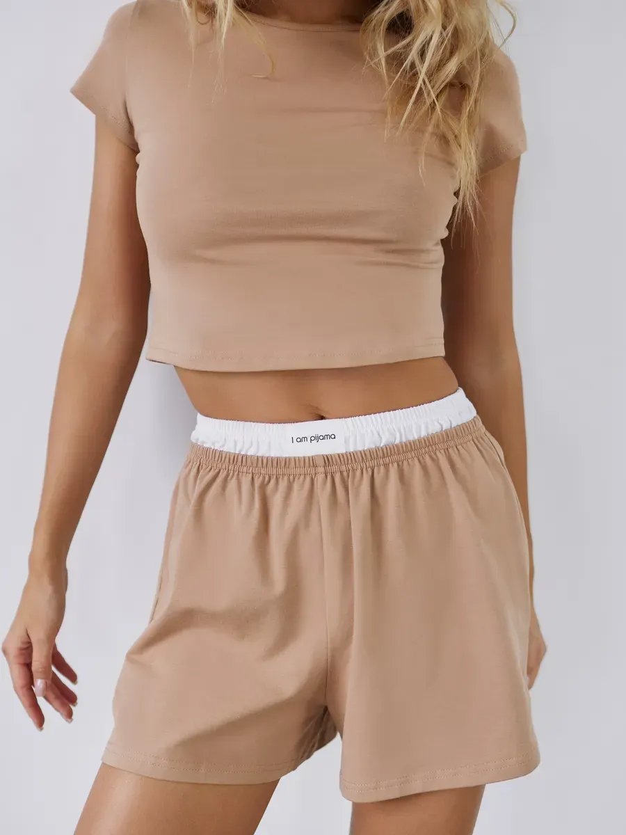 Пижама футболка с шортами