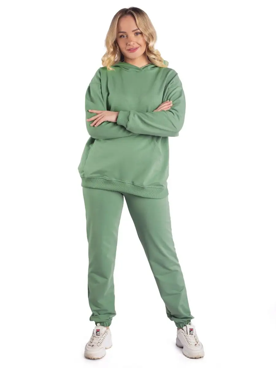 Костюм спортивный оверсайз с капюшоном