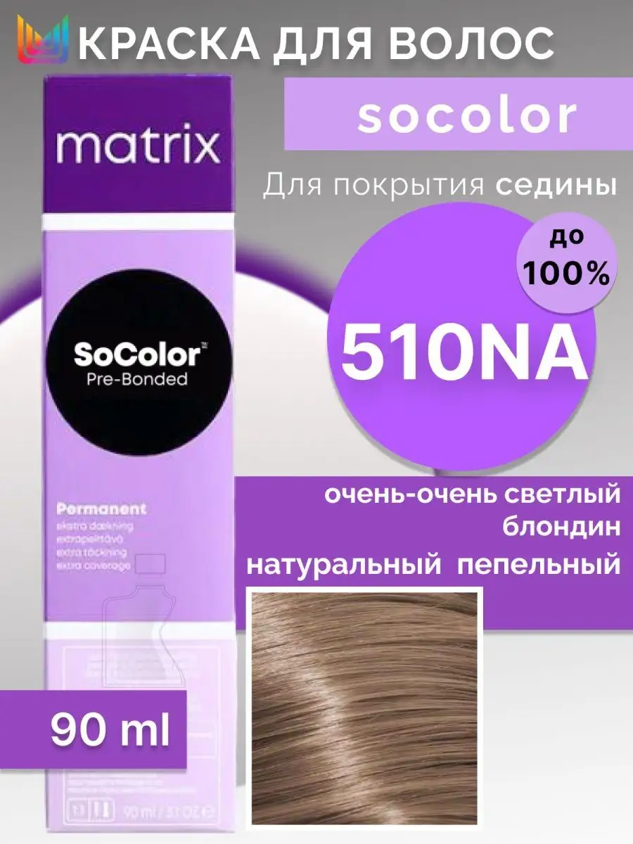 Стойкая краска для седины аммиачная русый натуральный