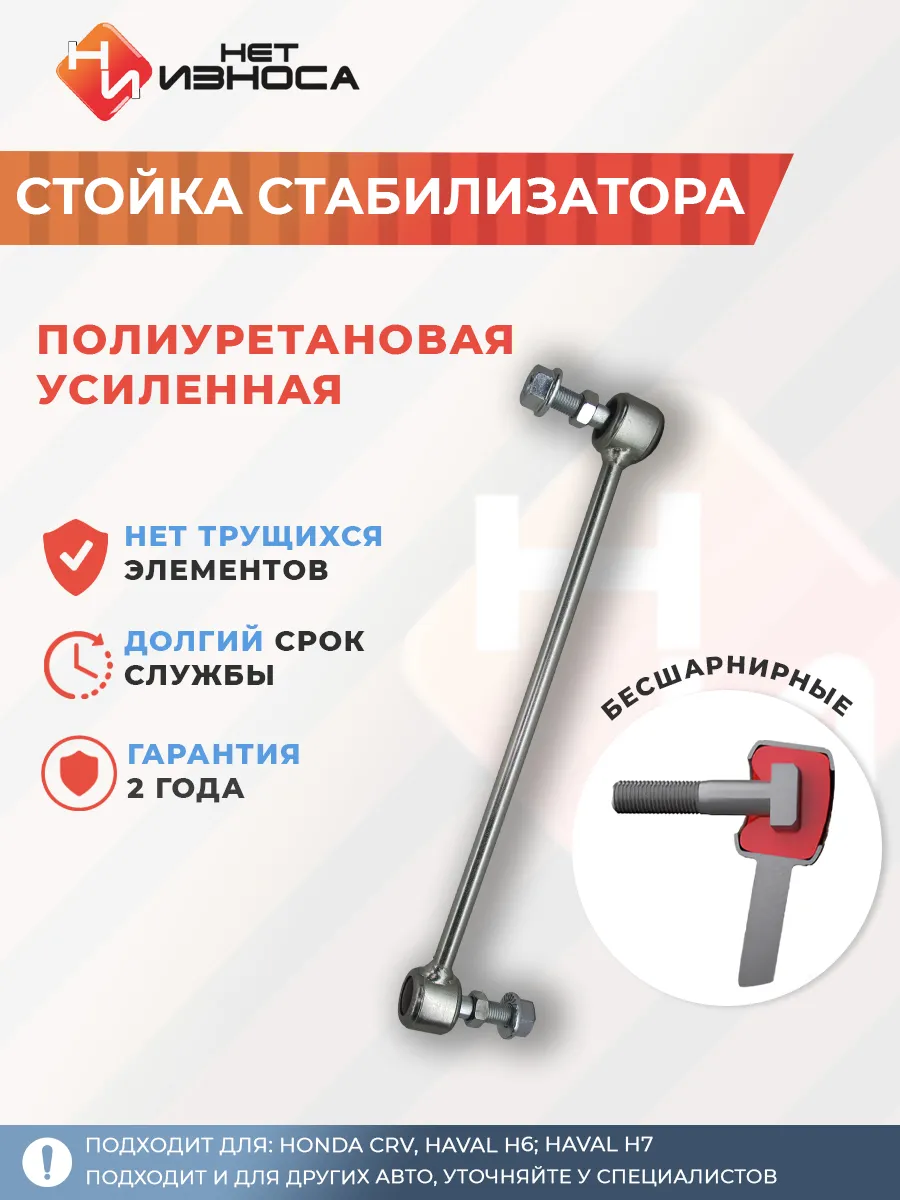 Стойка стабилизатора усиленная полиуретановая N L309