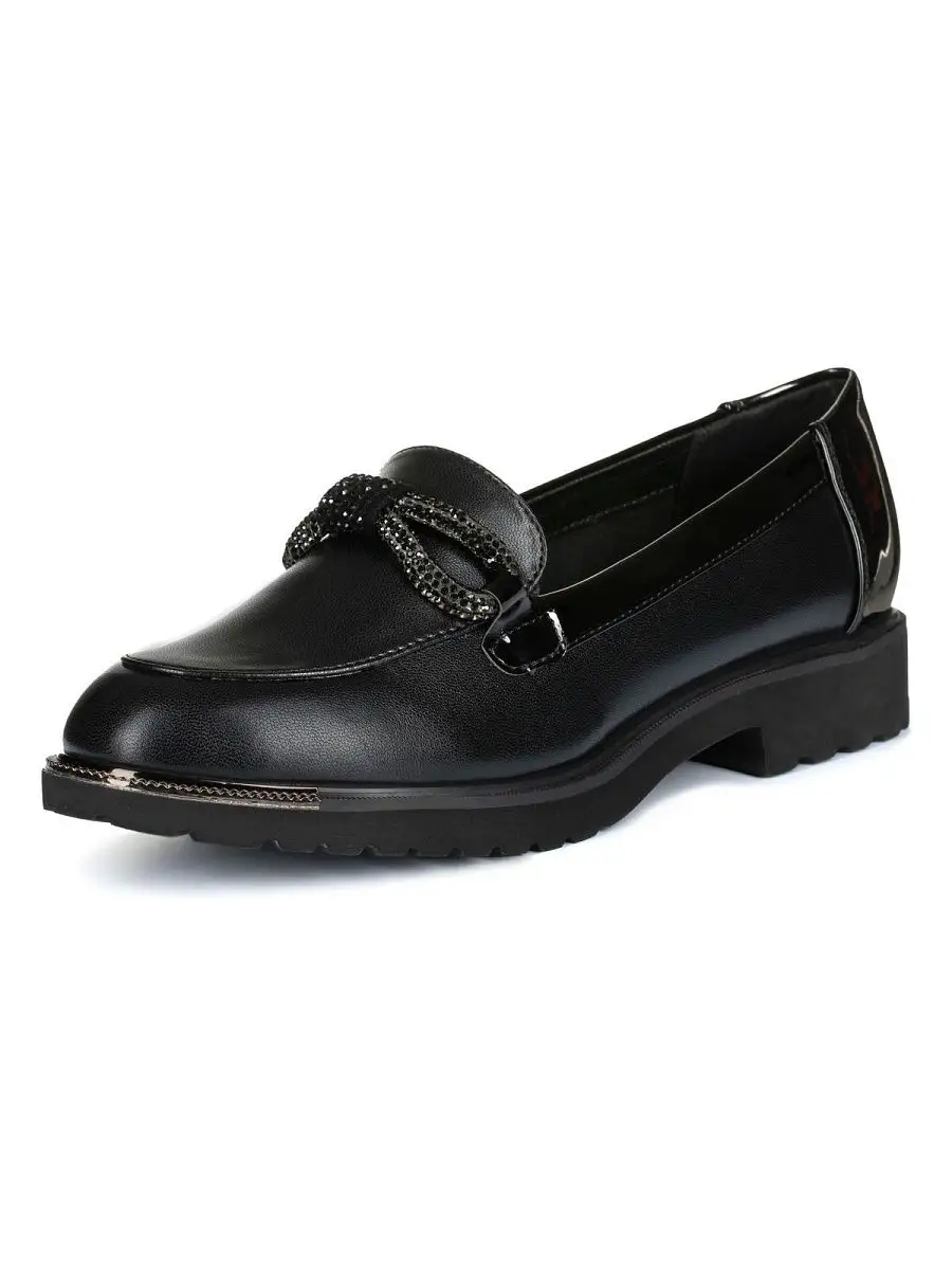 Лоферы на низкой подошве