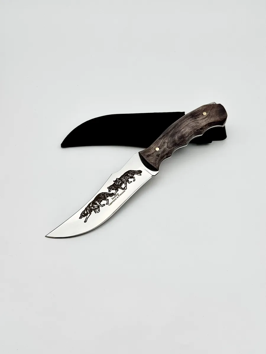 Охотничий разделочный нож Волк