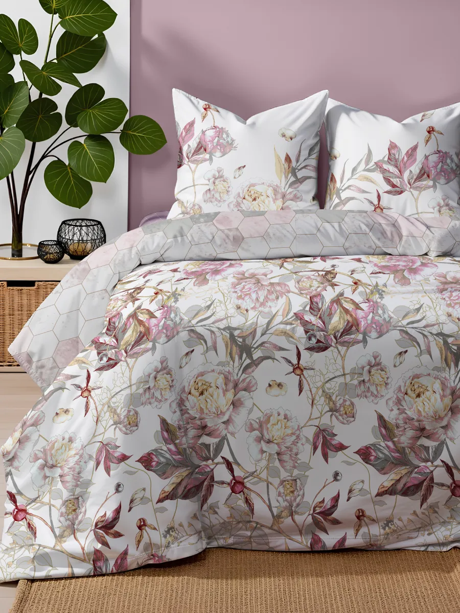 Постельное белье евро поплин 70х70