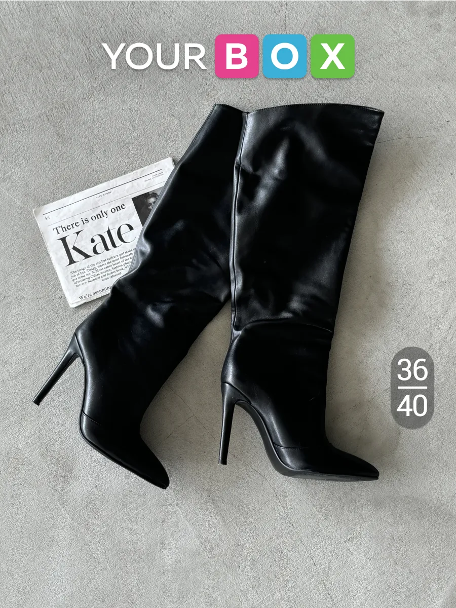 Демисезонные сапоги на каблуке