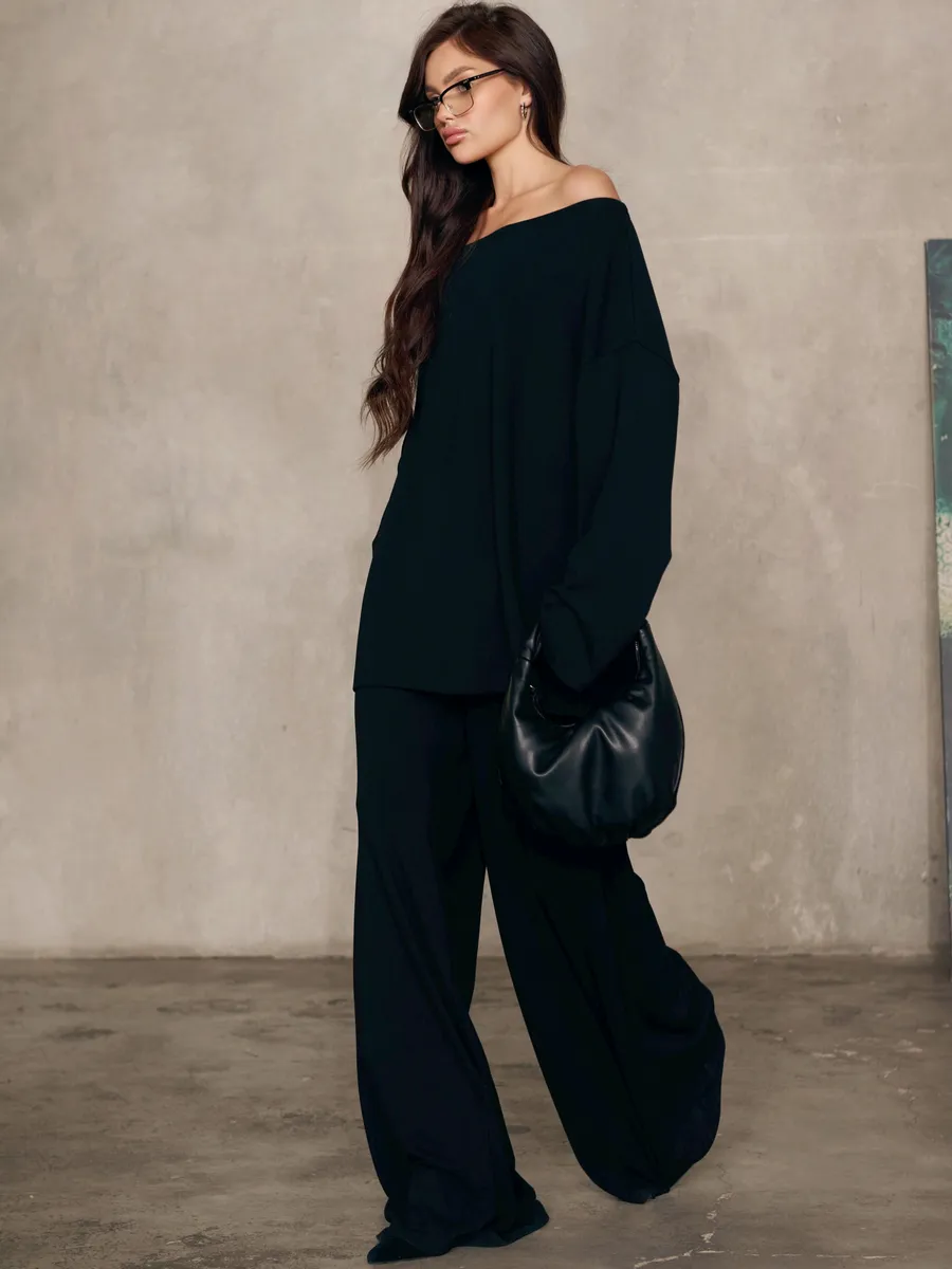 Костюм трикотажный теплый с брюками