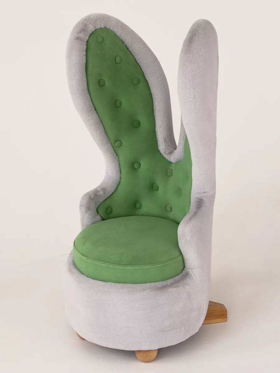 Детское мягкое кресло зайка для малышей Mint