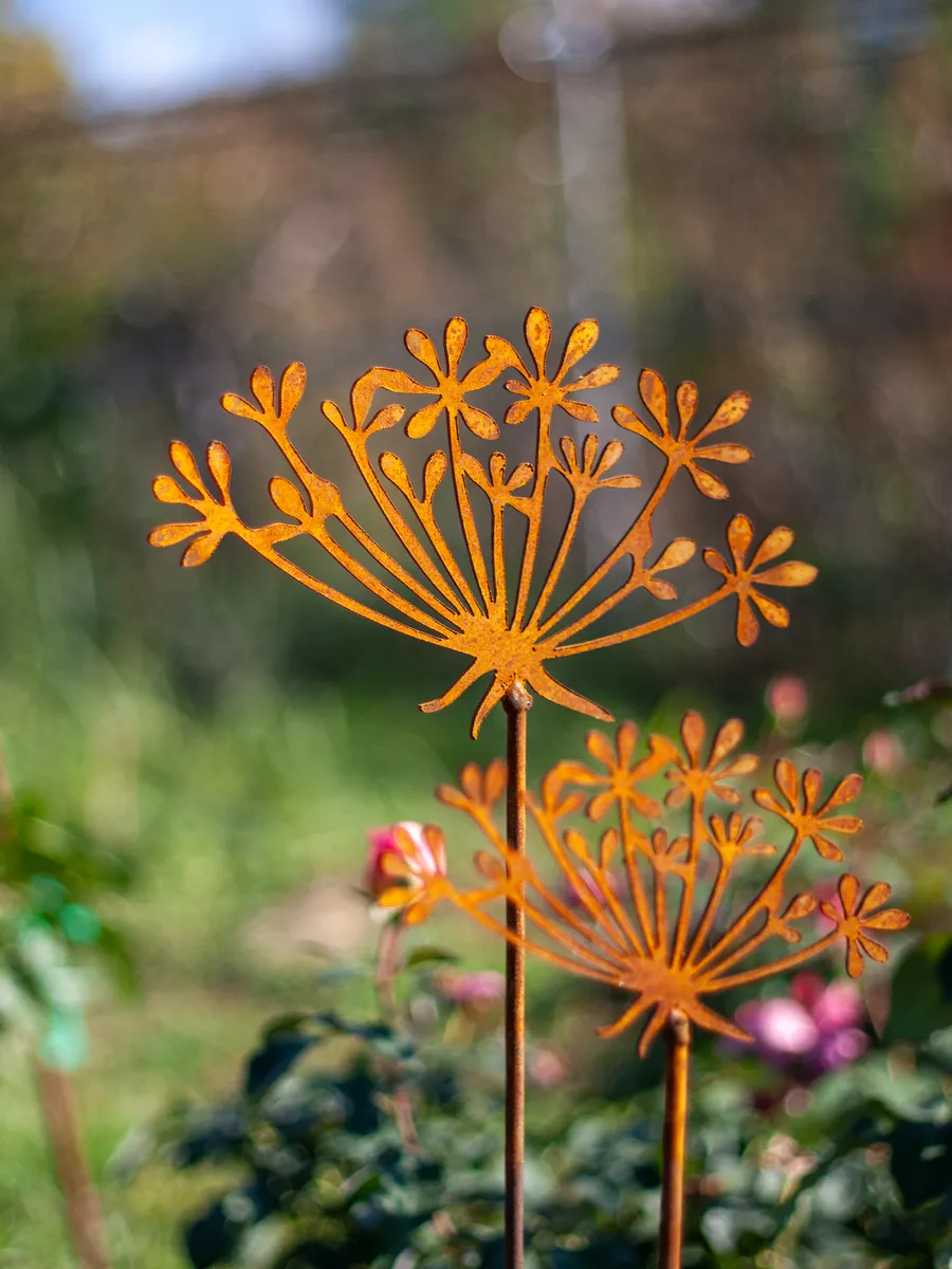 Ржавый садовый декор Укроп