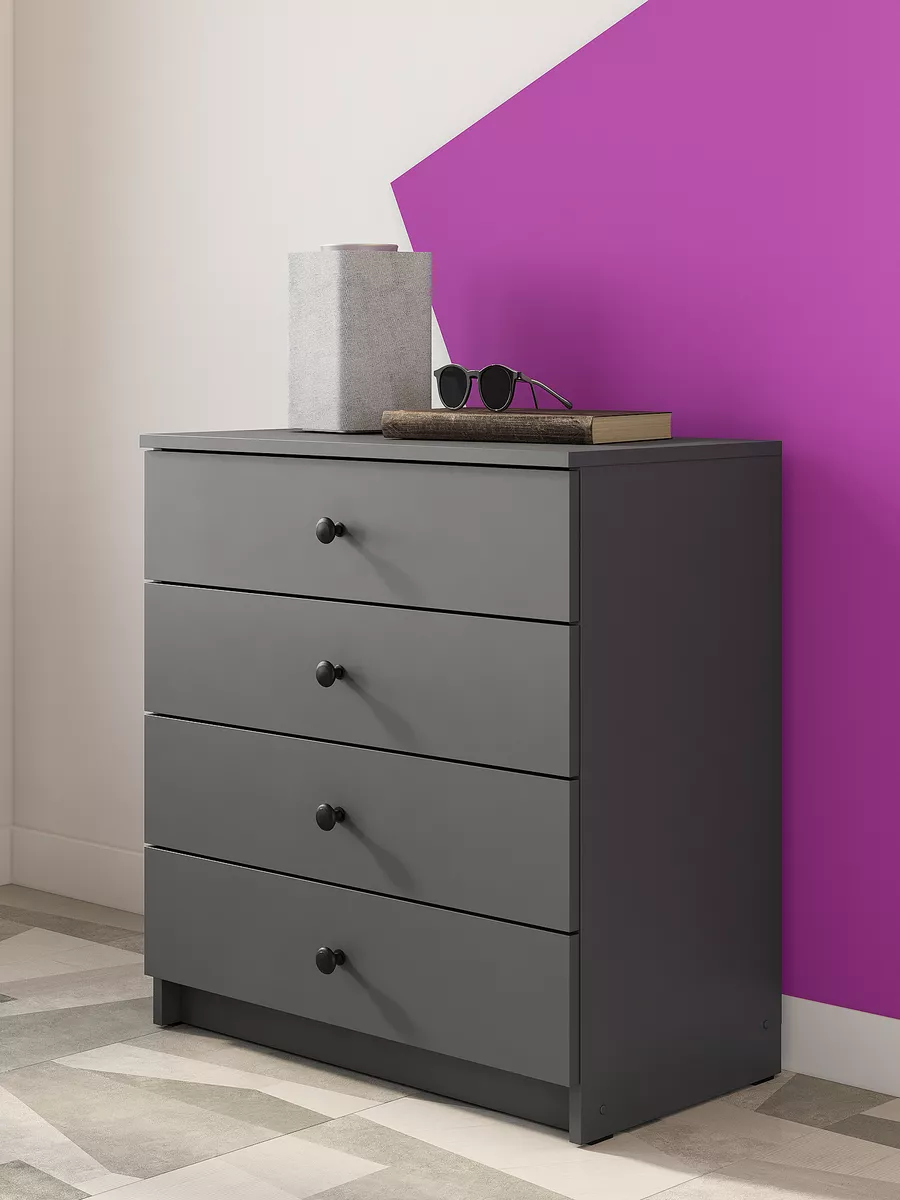 Комод деревянный для вещей с ручками