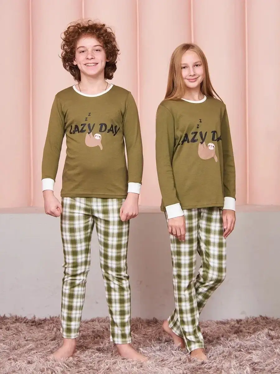 Пижама со штанами классическая