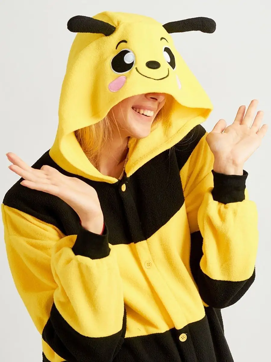 Кигуруми взрослый карнавальный Premium пижама Пчела