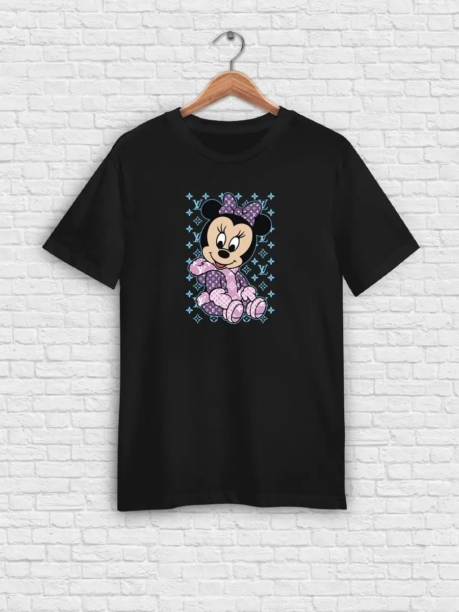 Футболка Луивиттон Минни Маус Мем Disney Рофл Mini Mouse