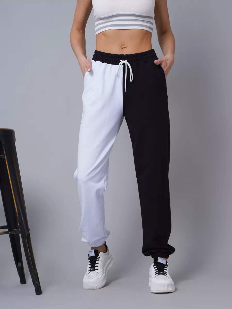 Штаны спортивные летние на резинке джоггеры