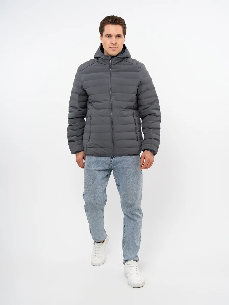 Куртка стеганая с капюшоном