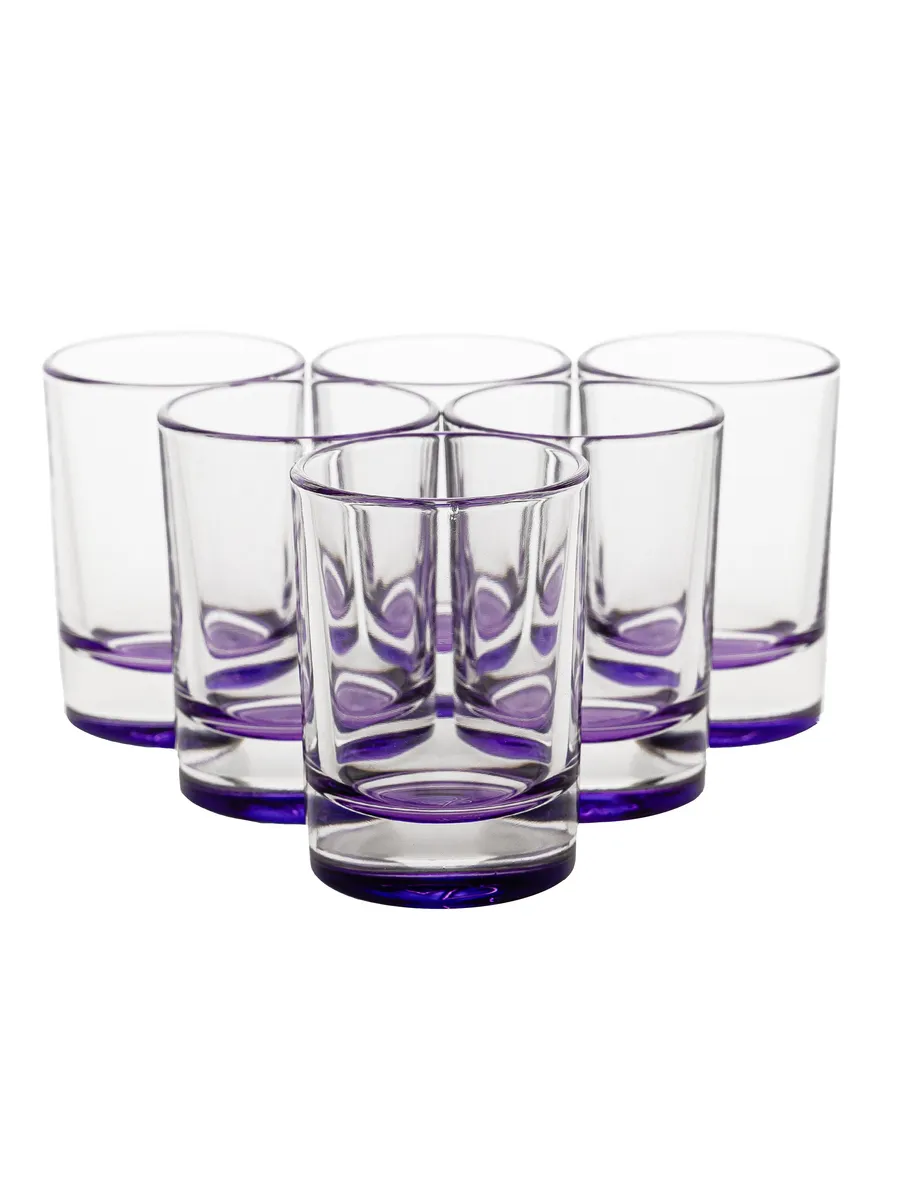 Подарочный набор. Стопки стеклянные 6 шт 50 мл