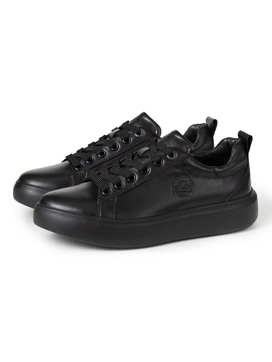 Кеды кожаные женские черные