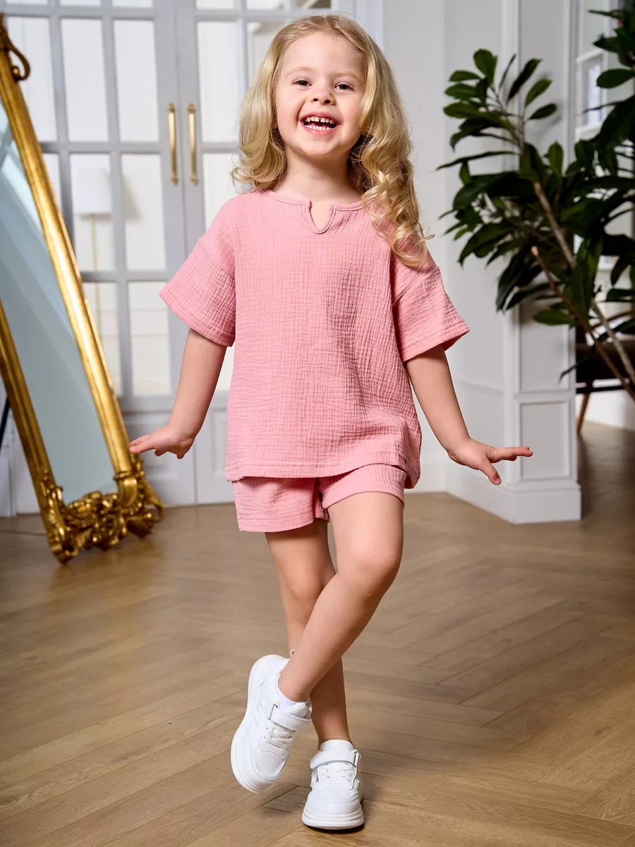 Костюм для девочки муслиновый