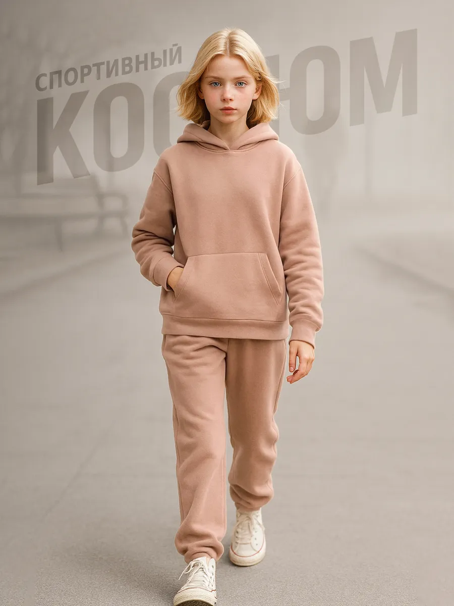 Спортивный костюм для подростка с начесом
