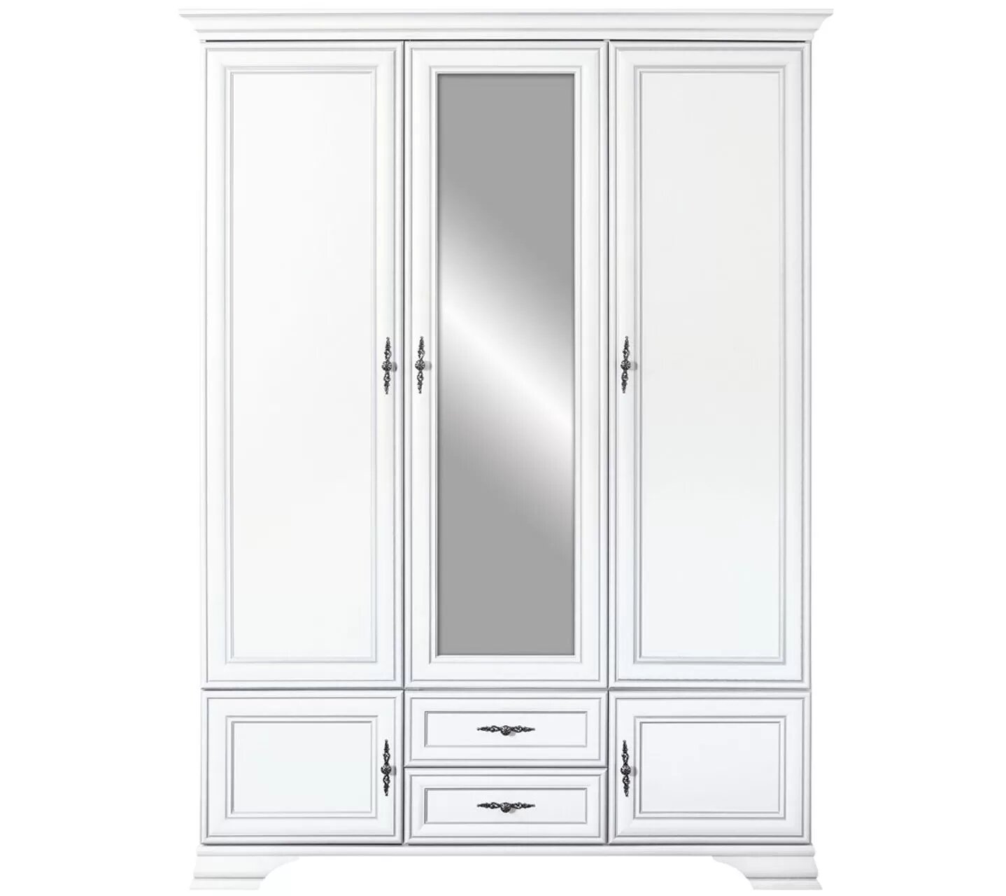 Шкаф БРВ мебель Кентаки / Kentaki SZ F5 D2 S белый