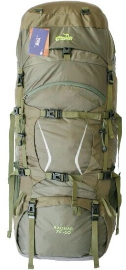 Рюкзак Tramp TRP-044 Ragnar 75+10, зеленый