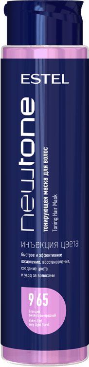 ESTEL / Haute Couture NEWTONE – Тонирующая маска для волос тон 9/65 « Блондин фиолетово-красный», 400мл, (арт: CN T9/65)
