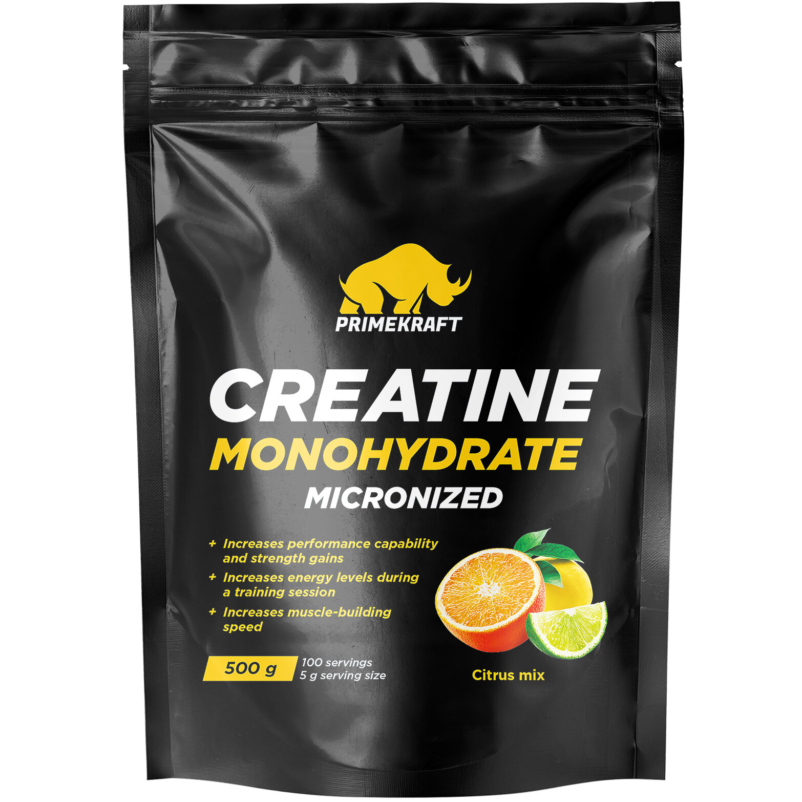 Prime Kraft Creatine Monohydrate - 500 грамм, цитрусовый микс