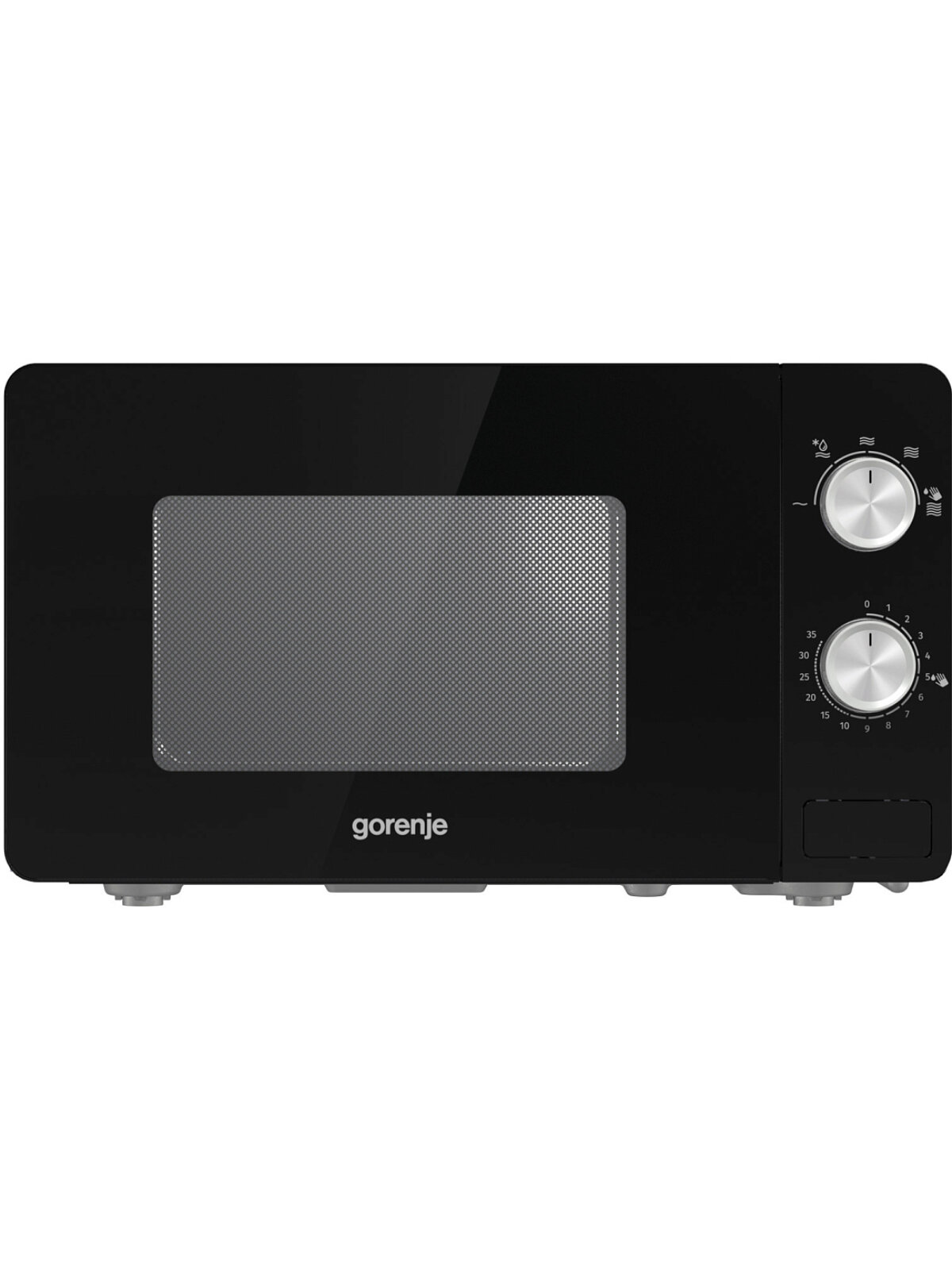 Микроволновая печь Gorenje M O20 E1 B, 800 Вт, LED подсветка, черный