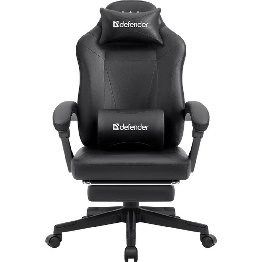Кресло геймерское Defender Cruiser, искусственная кожа, черное