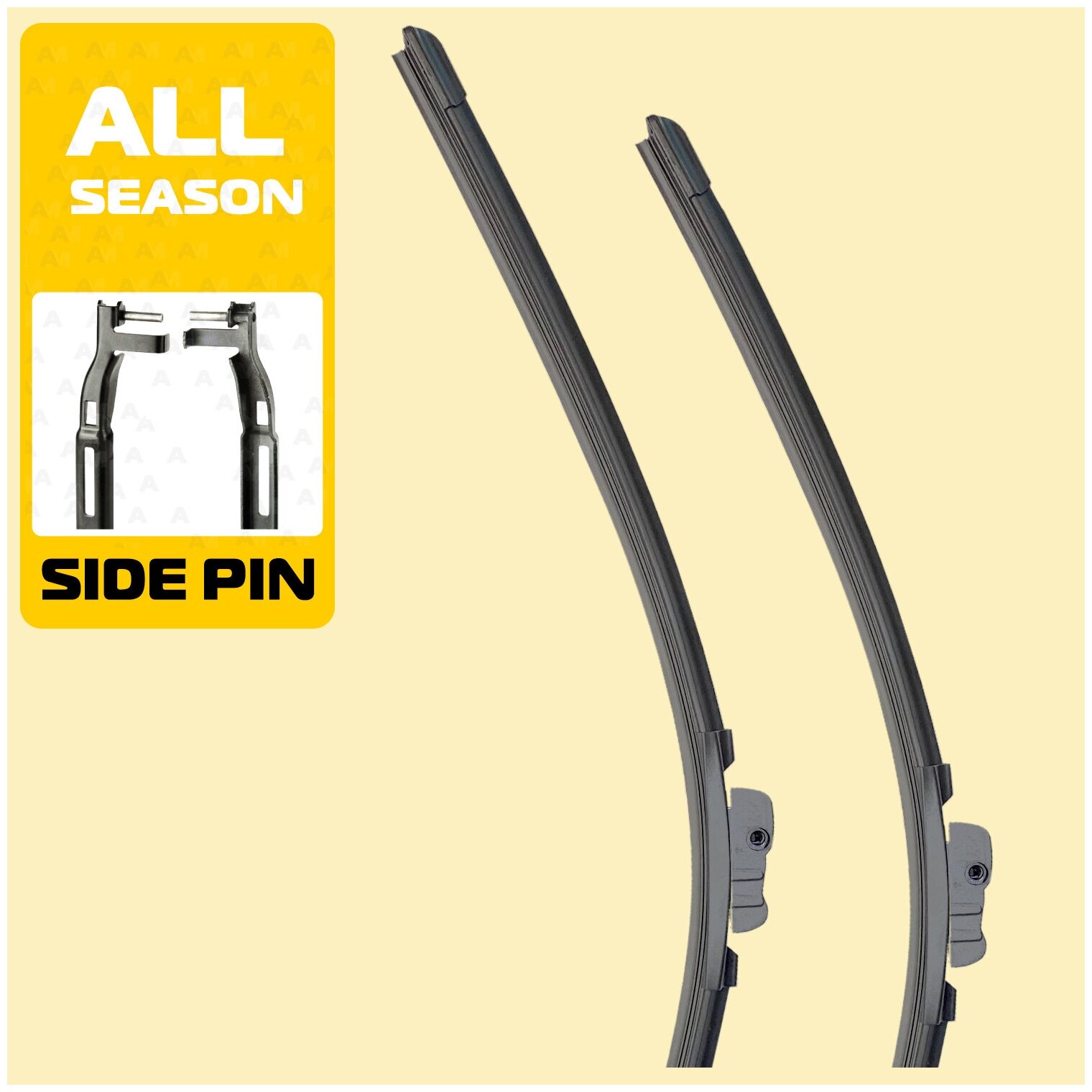 Комплект бескаркасных дворников Kuruma для ( Фольцваген Гольф+) Volkswagen Golf Plus [521] 2009-2013