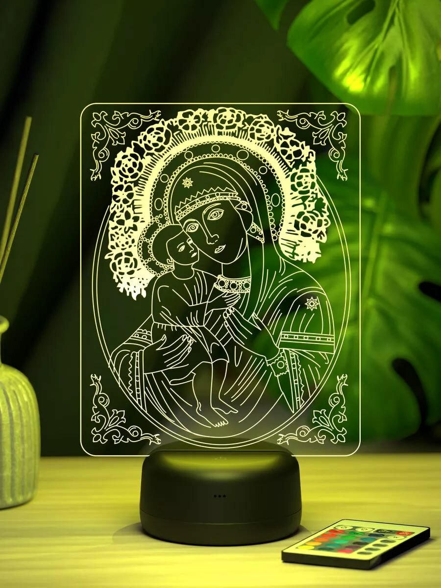 Ночник Икона Божией матери - подарок, сувенир