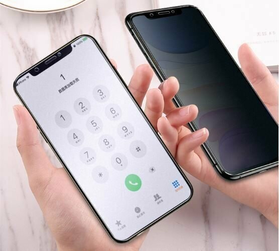 Противоударная защитная анти-шпион пленка Mietubl для смартфона Самсунг/ Samsung Galaxy S10 Plus, приватная