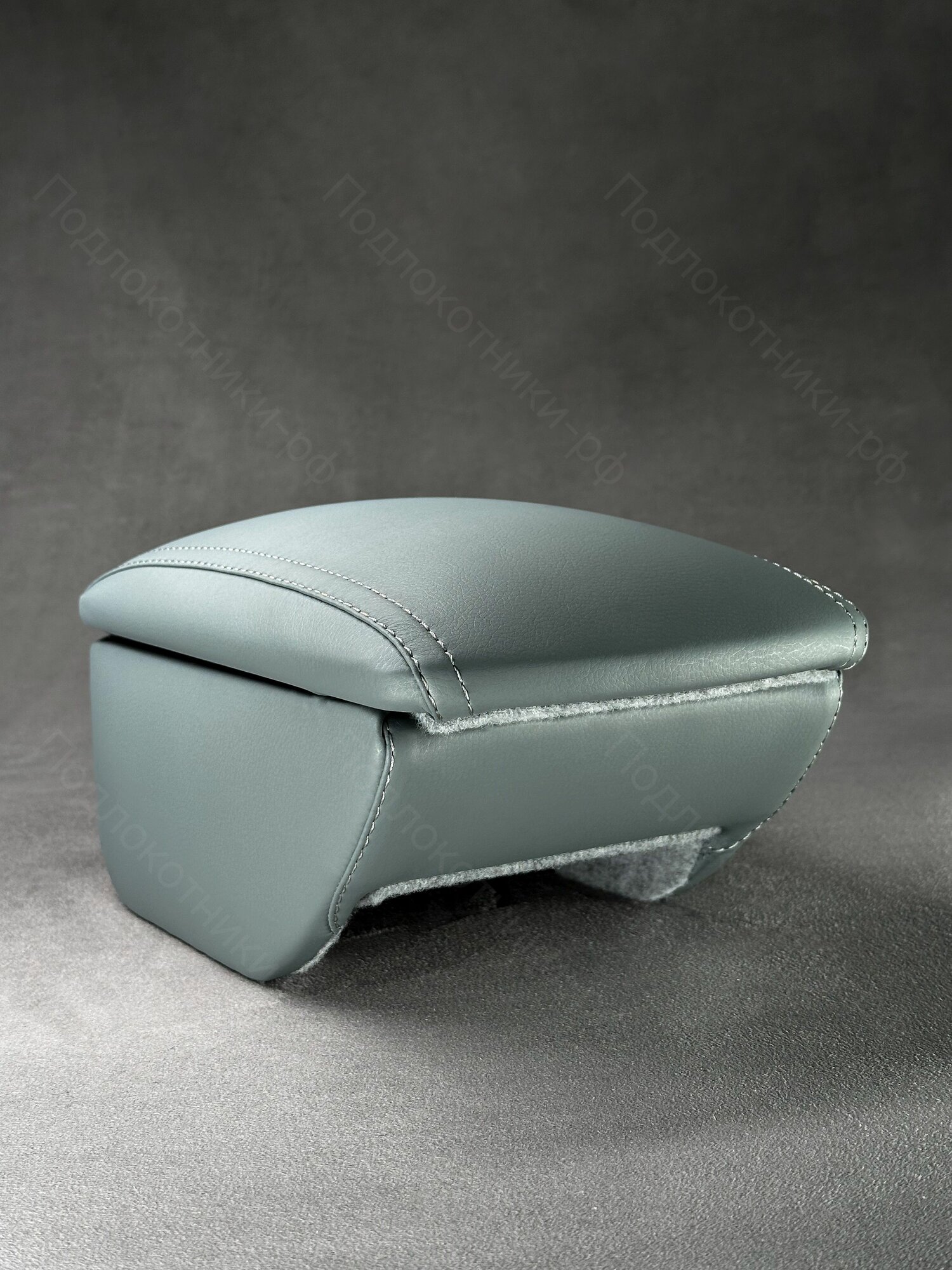 Подлокотник в штатное место с магнитами Chevrolet Lacetti / Шевроле Лачетти (2004-2013) серый