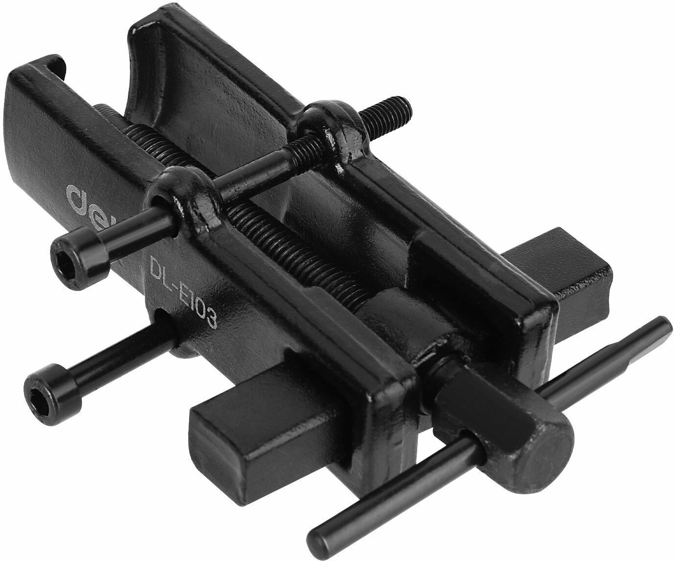 Съемник подшипников двухзахватный с регулируемым зажимом, для авто, для СТО, для мастерских Deli DL- E103 глубина 65мм, ширина 38мм, сталь 45