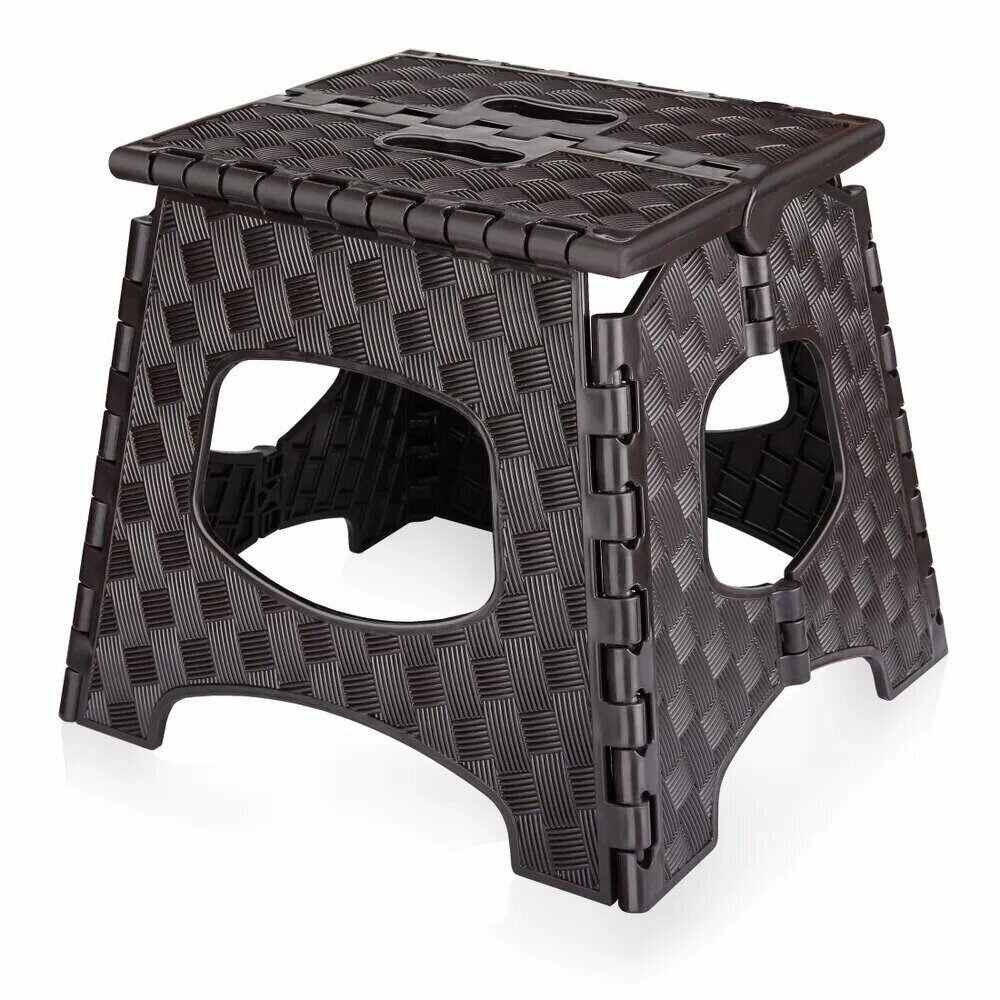 Табурет складной elfplast Мультистул, пластик, 28 см, венге