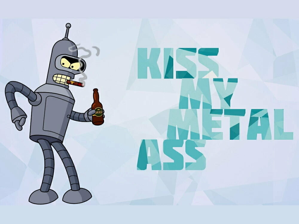 Плакат, постер на бумаге Futurama: Bender/ Футурама: Бендер/комиксы/мультфильмы. Размер 21 х 30 см