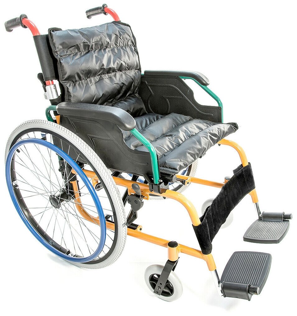 Кресло-коляска инвалидная с пневматическими задними колесами F S980 LA-46 Мега- Оптим