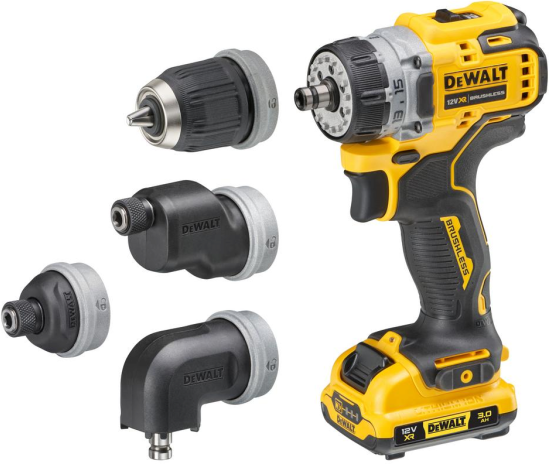 Дрель-шуруповерт аккумуляторная Dewalt DC D703 L2 T