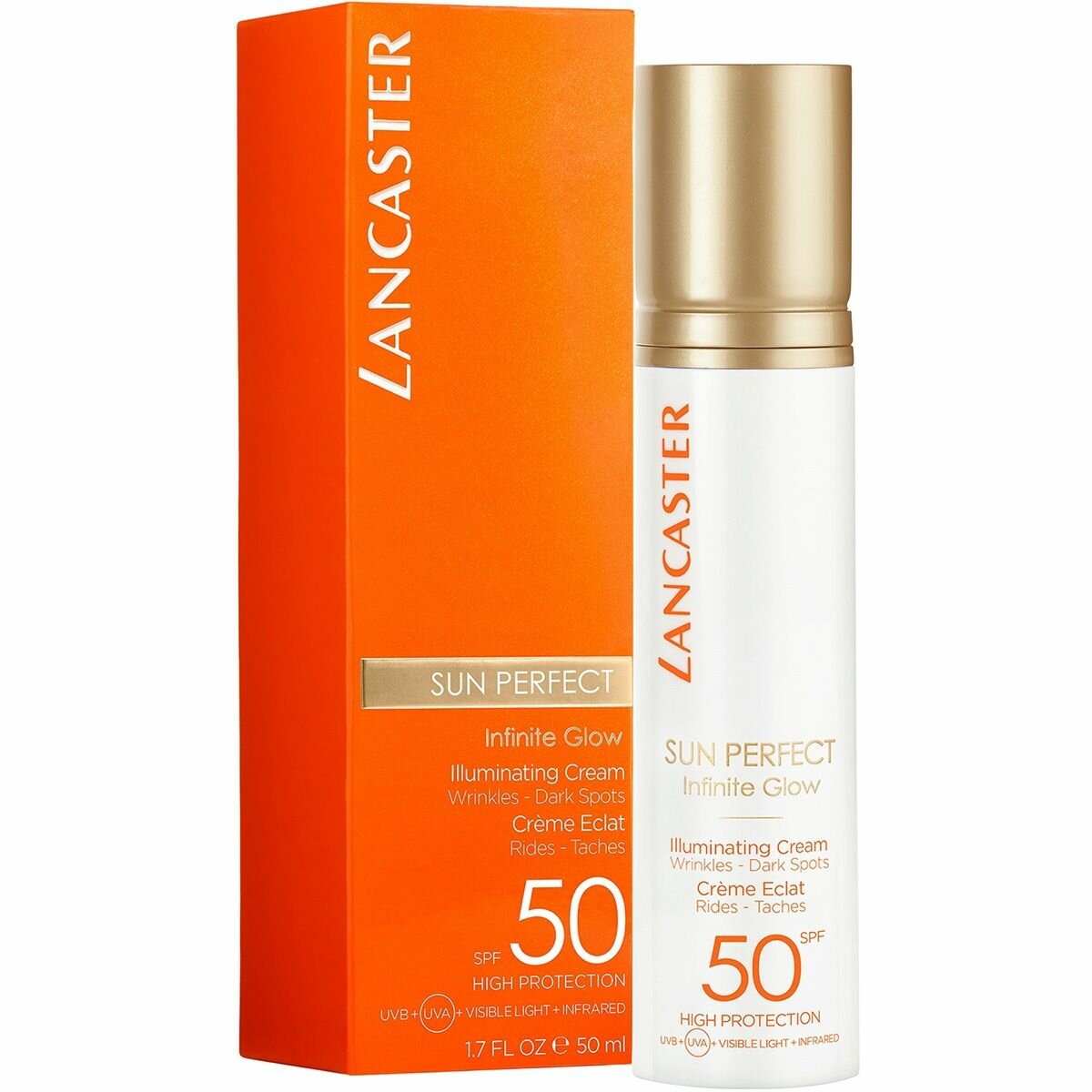 Lancaster крем Sun Perfect Infinite Glow Illuminating для сияния кожи SPF 50, 50 мл
