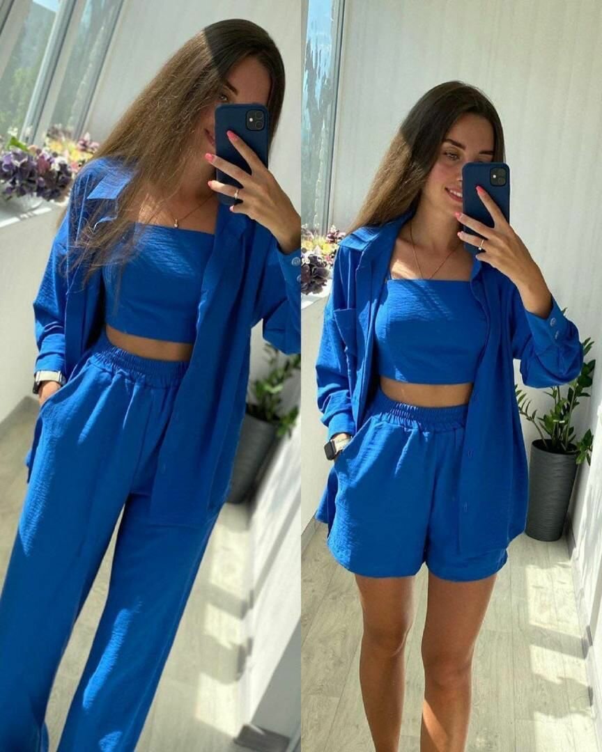 Комплект одежды женский летний для дома, пляжа, улицы