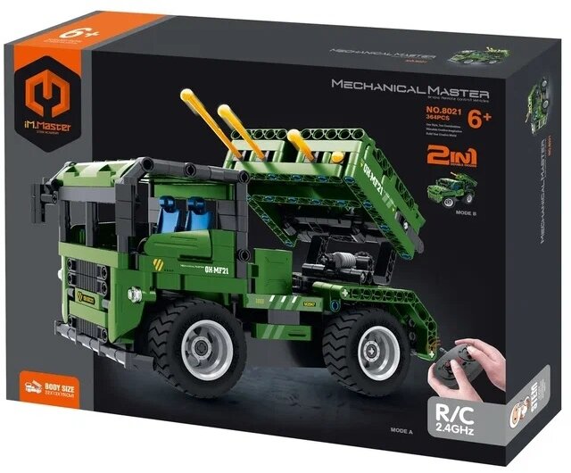 Конструктор на радиоуправлении i M. Master 8021 Ракетная машина 2в1, 362 дет., с пультом ДУ