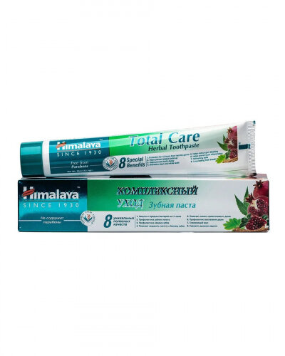 Зубная паста Himalaya Total Care Комплексный уход, 50 мл