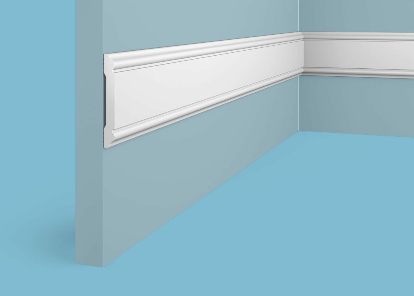 Молдинг 7 штук M X008. 60х8х2000мм Cosca Экополимер