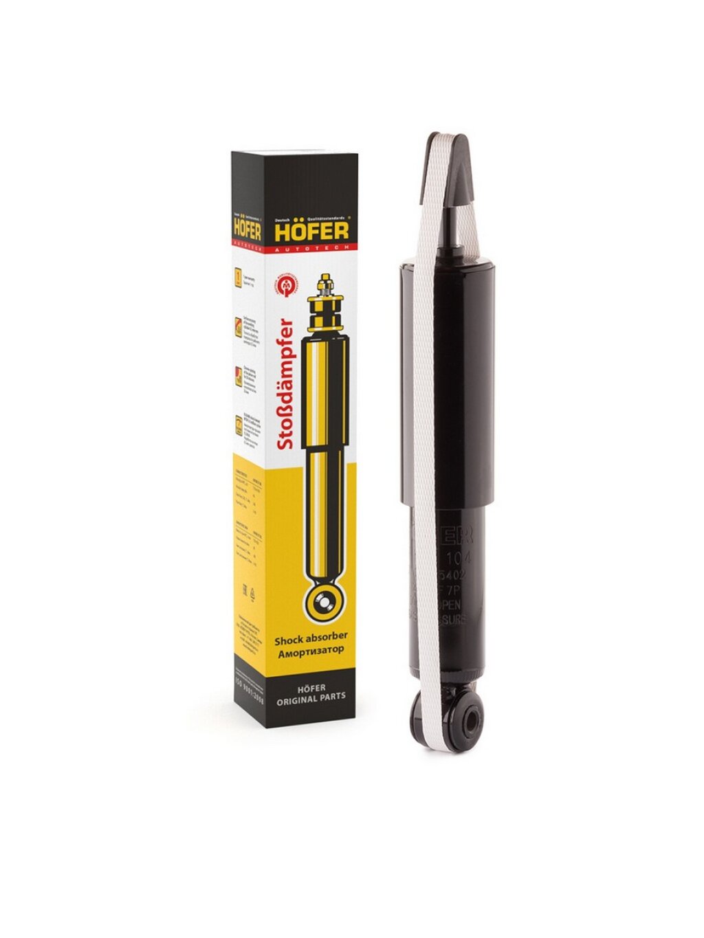 Амортизатор передней подвески 2101 HOFER (газ)