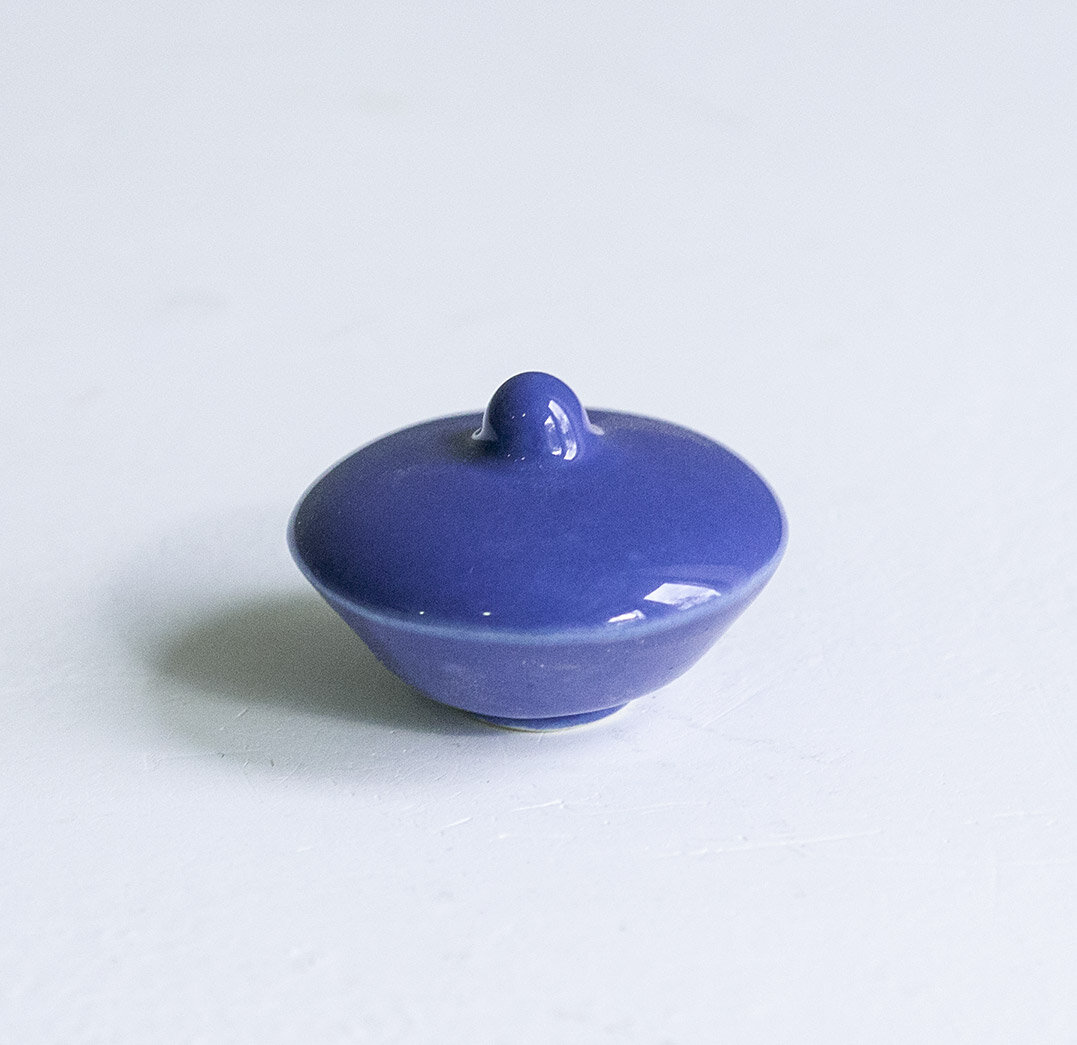 Крышка для чернильницы-непроливайки, сиреневая